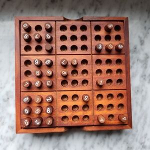 Wood Sudoku Game